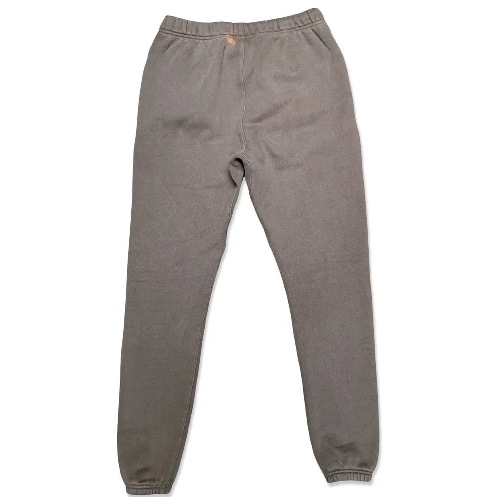 Fear of God Essentials Sweatpants XS Brown Fleece Logo Joggers Drawstring